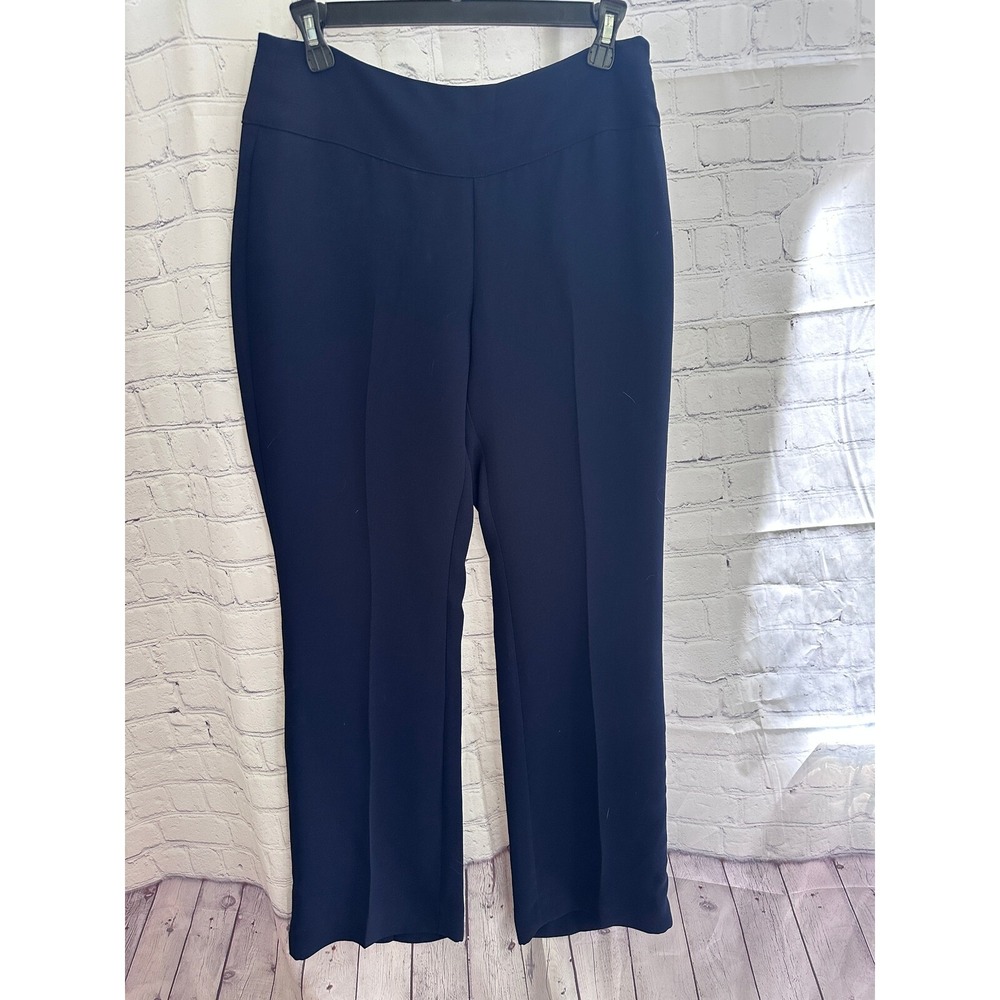 Cabi Curvy PR Trouser Dress Pants Career Stretch Blue Size 8
